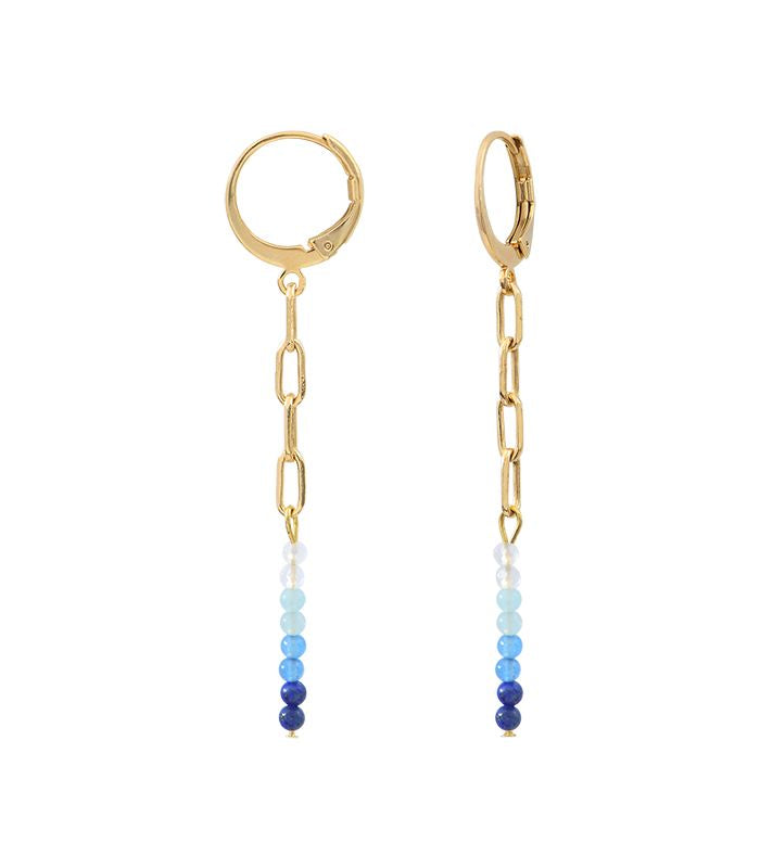 Boucles d'oreilles ALMA vert