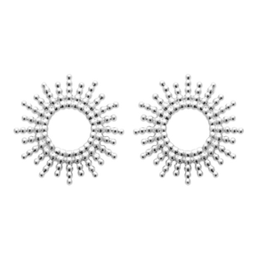 Puces d'oreilles GAIA - argent