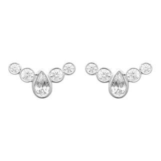 Puces d'oreilles INÈS - argent