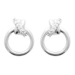 Puces d'oreilles LÉA - argent