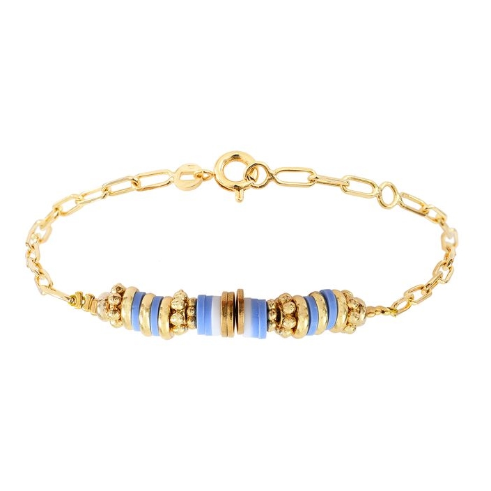 Bracelet MINI MANA Gold - bleu