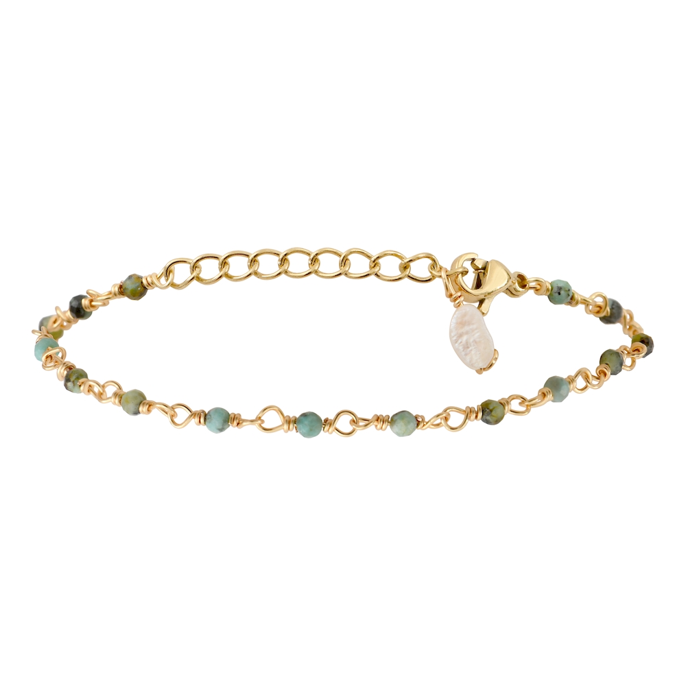 Bracelet AMOUR turquoise africaine