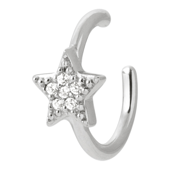 Bague d'oreille ZAKIA - argent