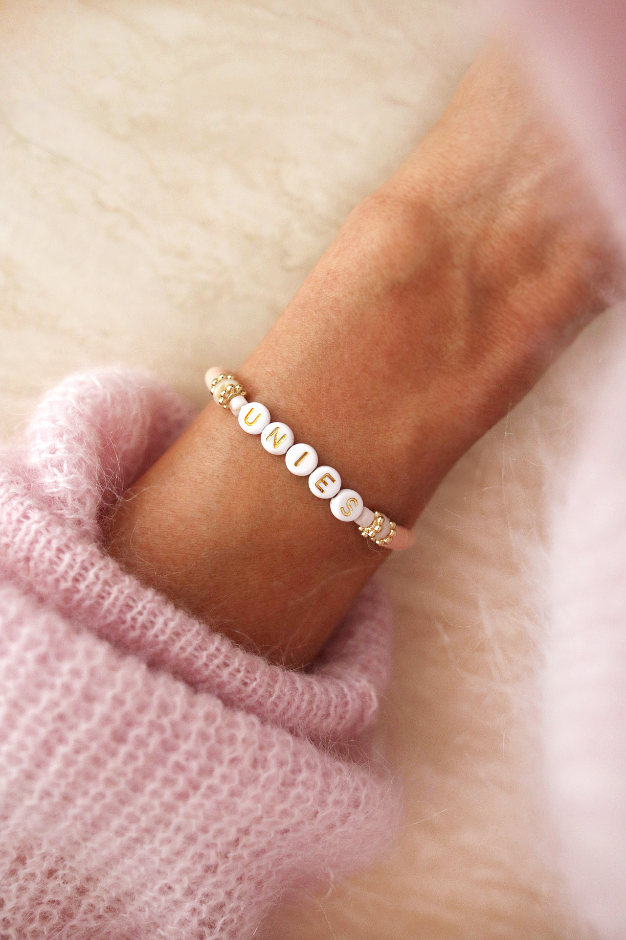 Bracelet mantra OCTOBRE ROSE