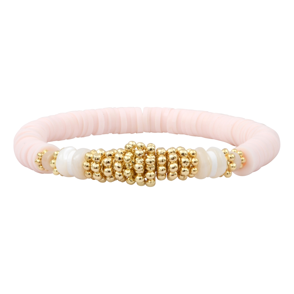 TENDRESSE Mantra bracelet Gold - white