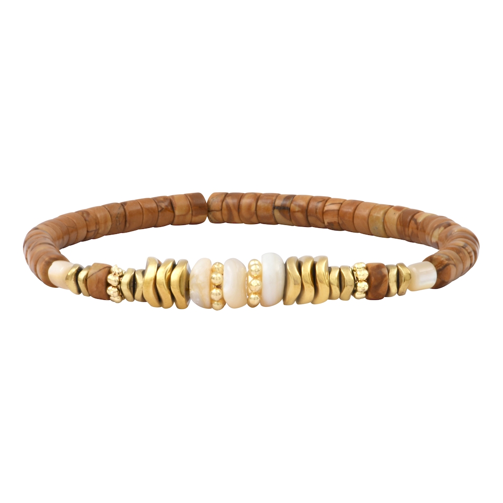 LUMINEUX Mantra bracelet Gold - gold