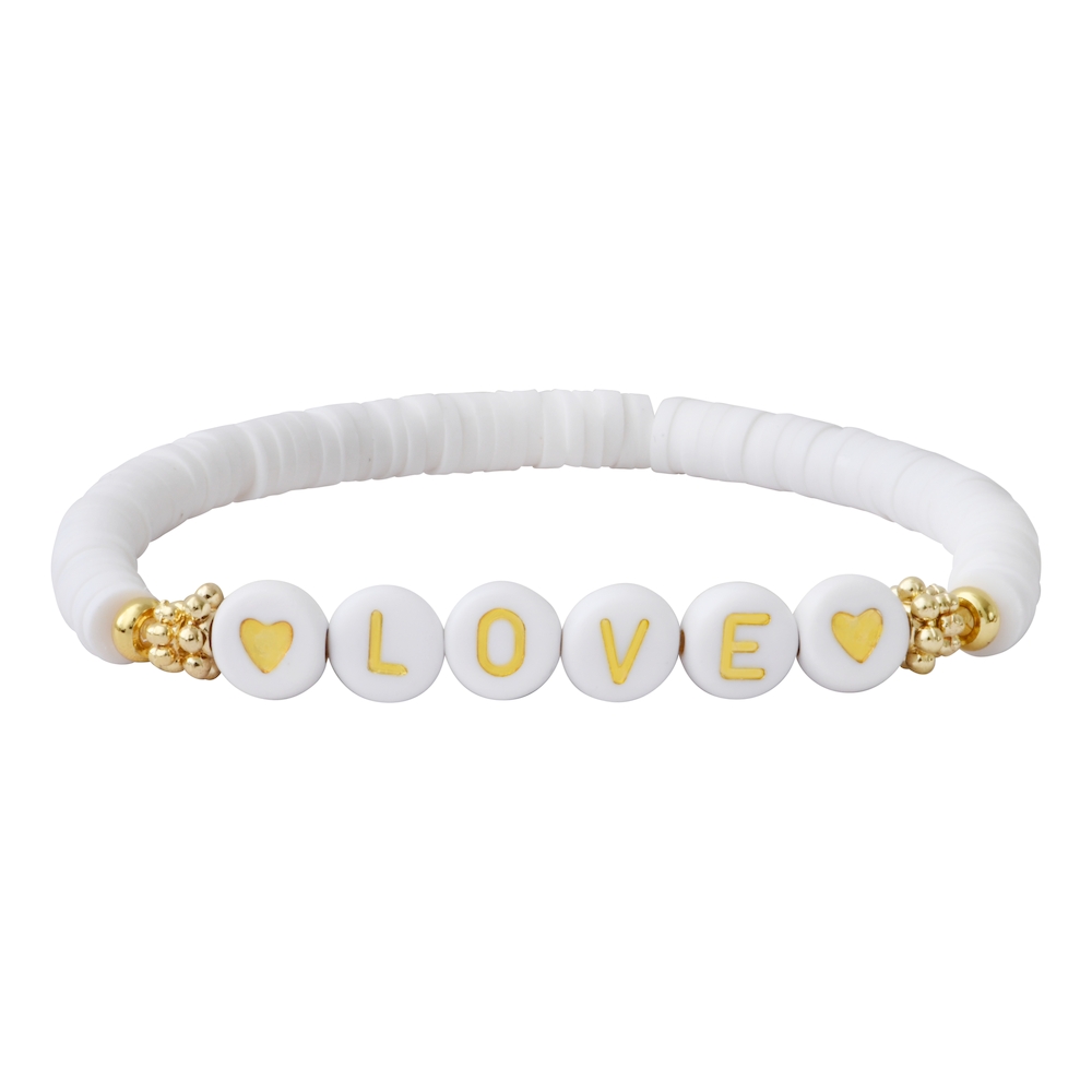 APRES SKI mantra bracelet to customize - beige