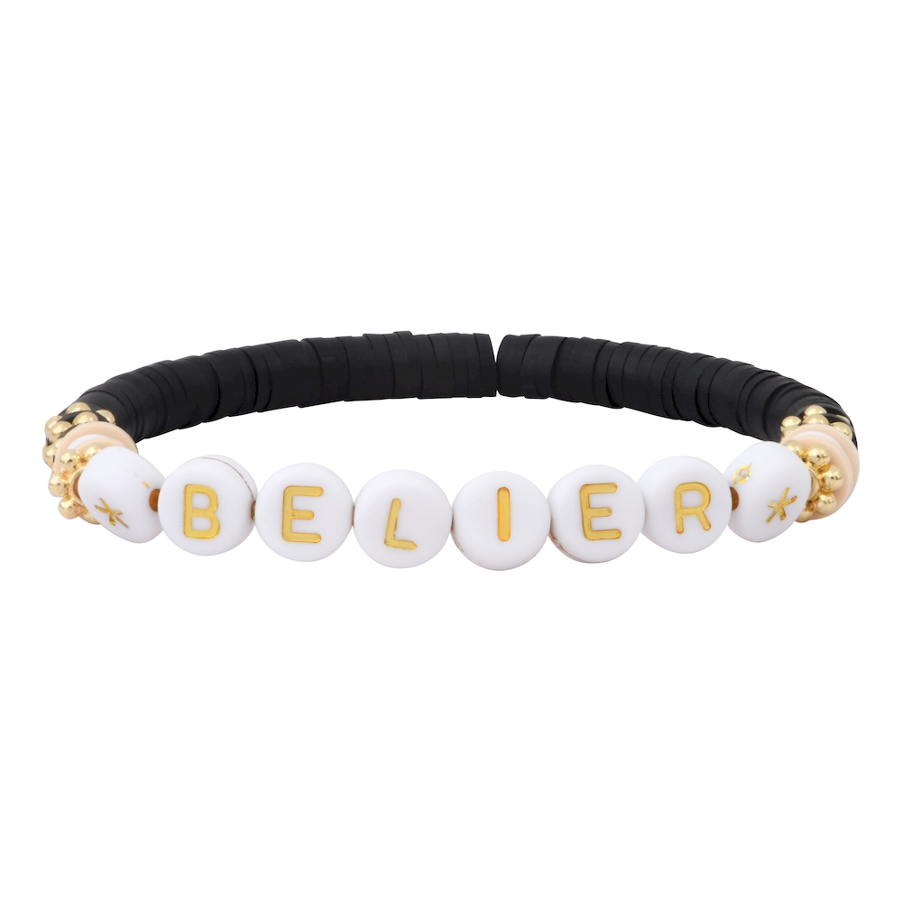 CONSTELLATION mantra bracelet to customize - beige