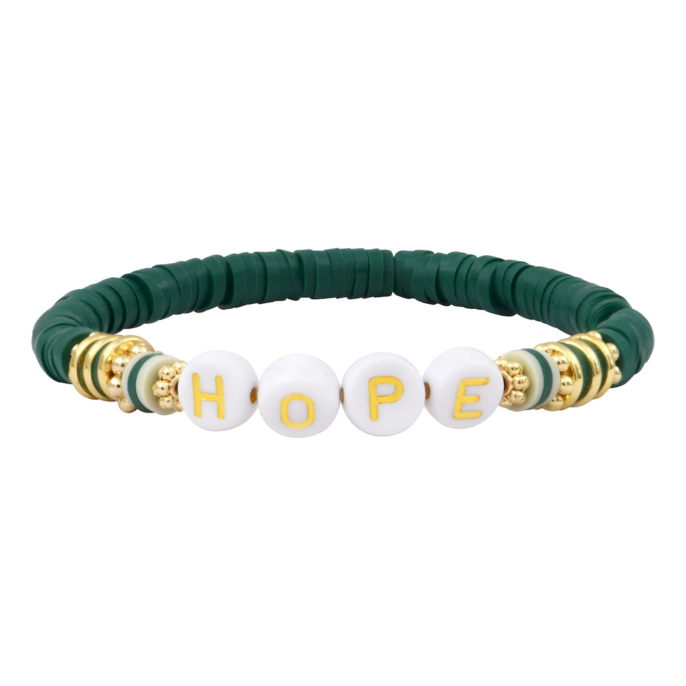 LIBERTY mantra bracelet to customize - brown