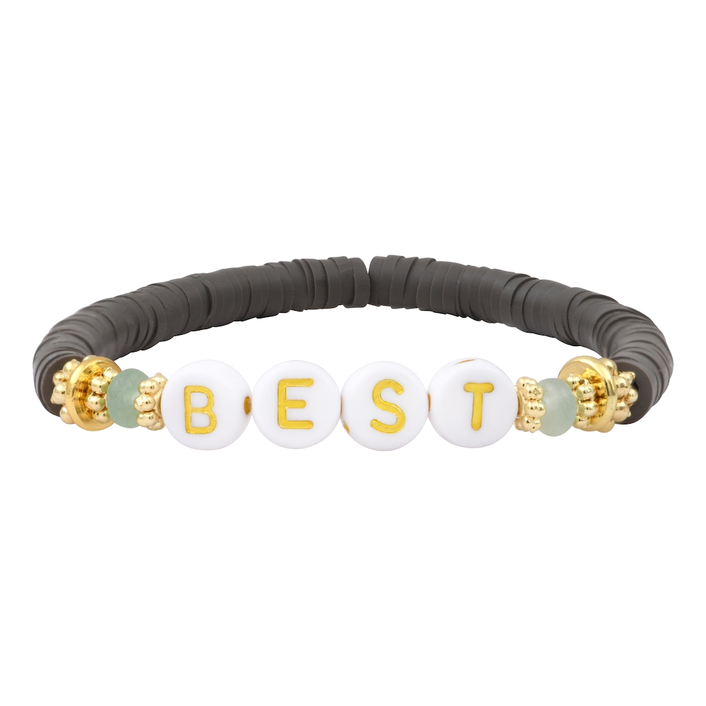 MAGIC mantra bracelet to customize - bluish black