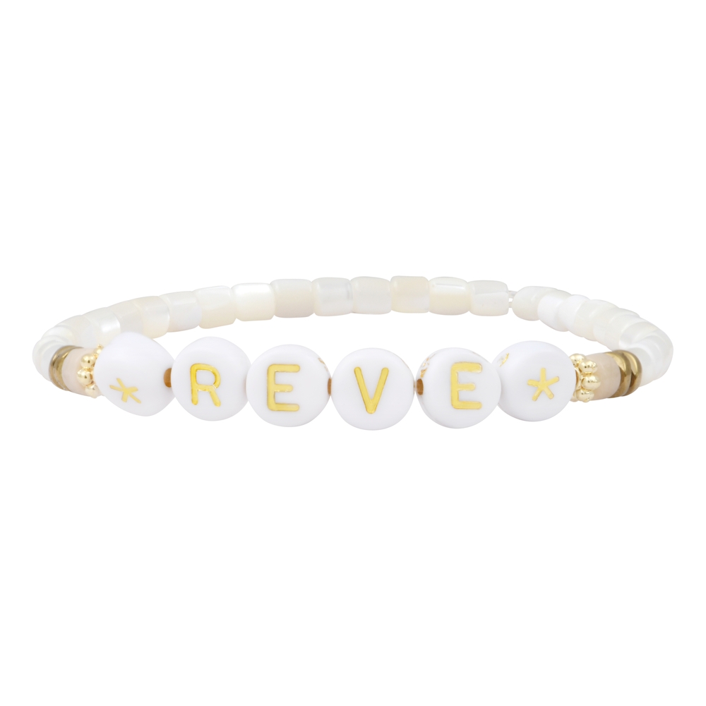 LUMINEUX mantra bracelet to customize - gold