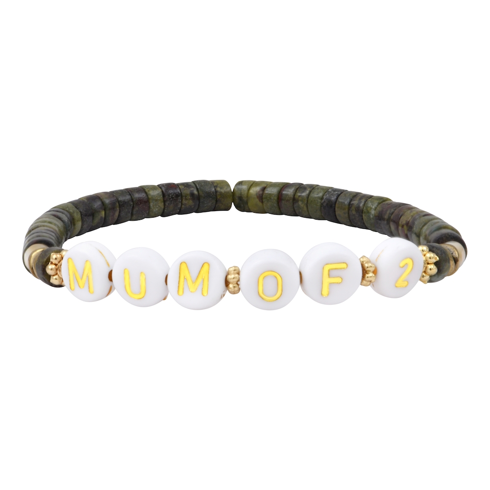 LUMINEUX mantra bracelet to customize - gold