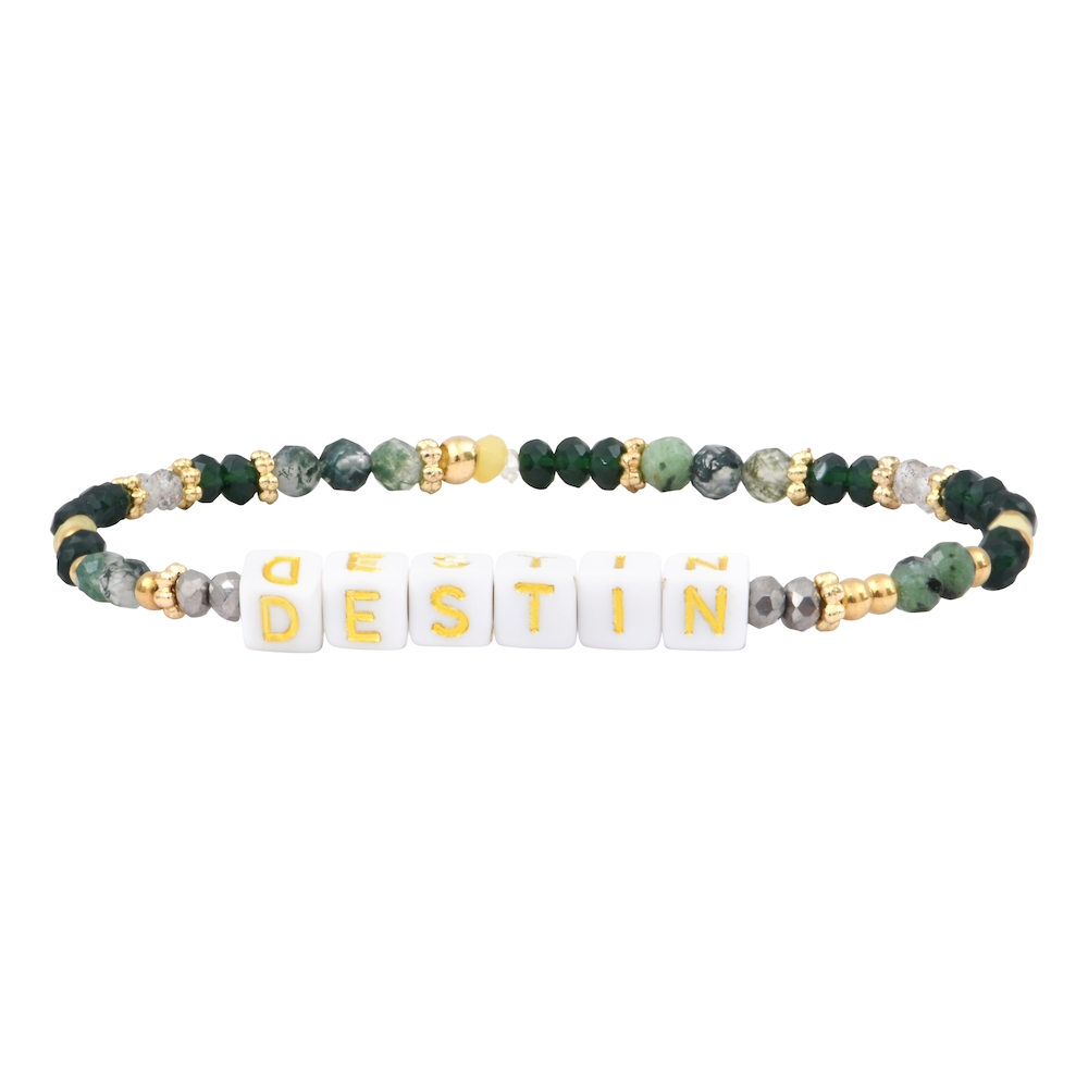 FEERIQUE mantra bracelet to customize - blue