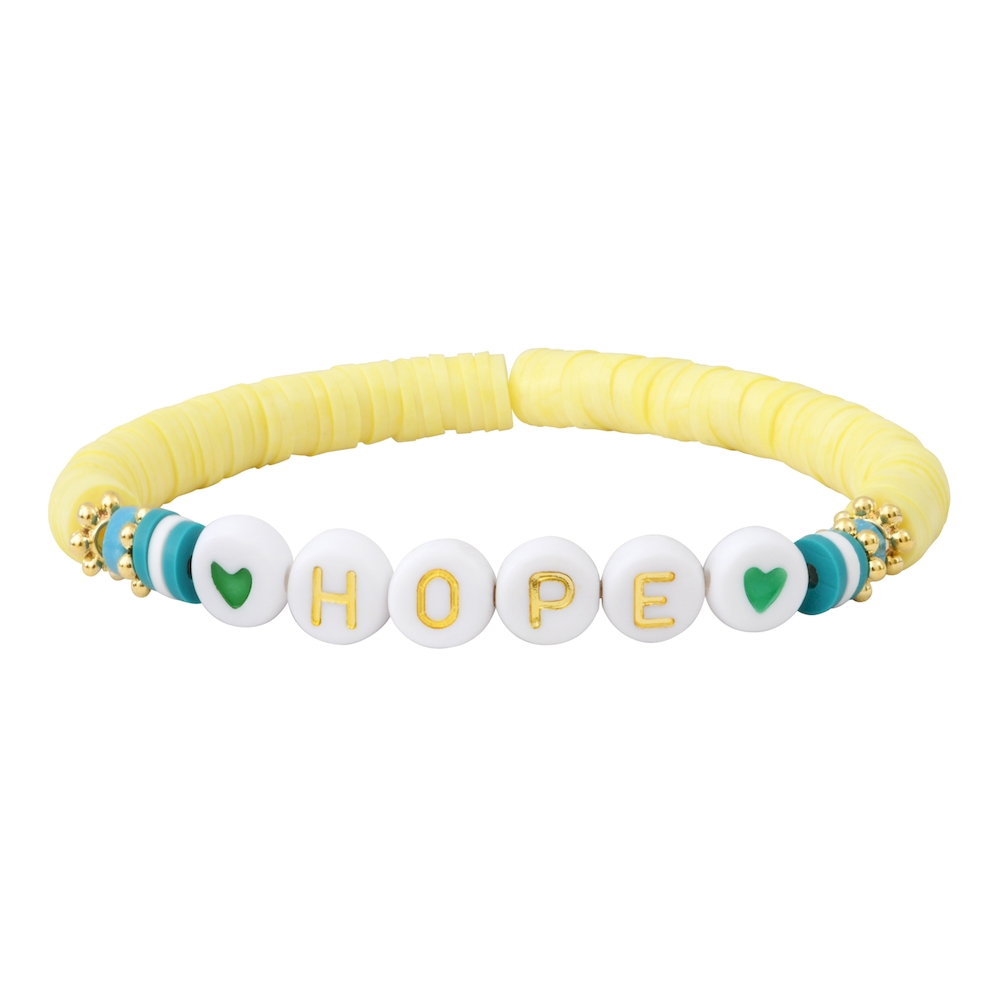PARADISIO mantra bracelet to customize - white