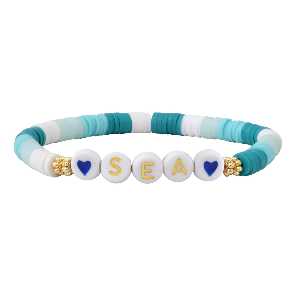 PARADISIO mantra bracelet to customize - white