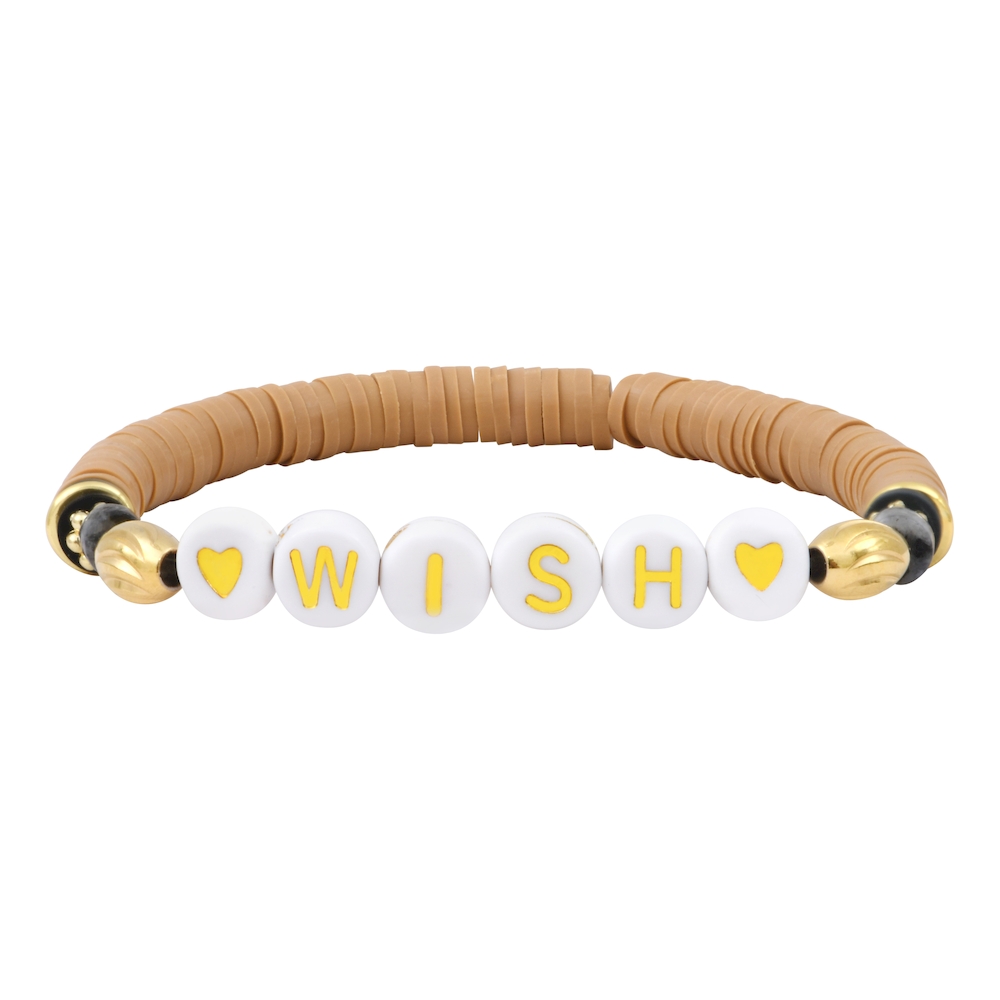 Bracelet Mantra SNOW à personnaliser - blanc