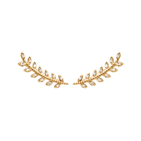 Barrettes d'oreilles OLYMPE - strass