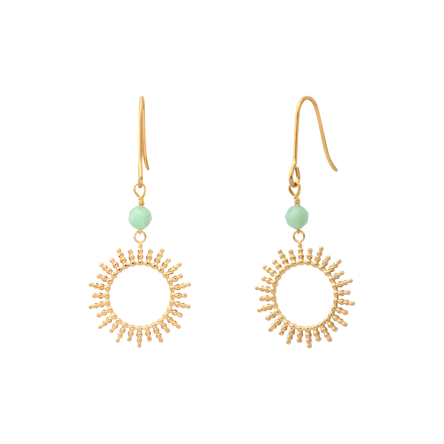 Boucles d'oreilles MARTINA - vert