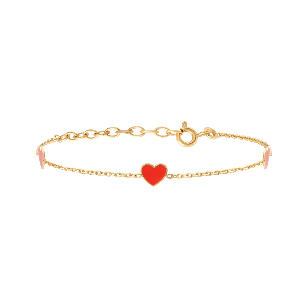 Bracelet COEURS ROUGES