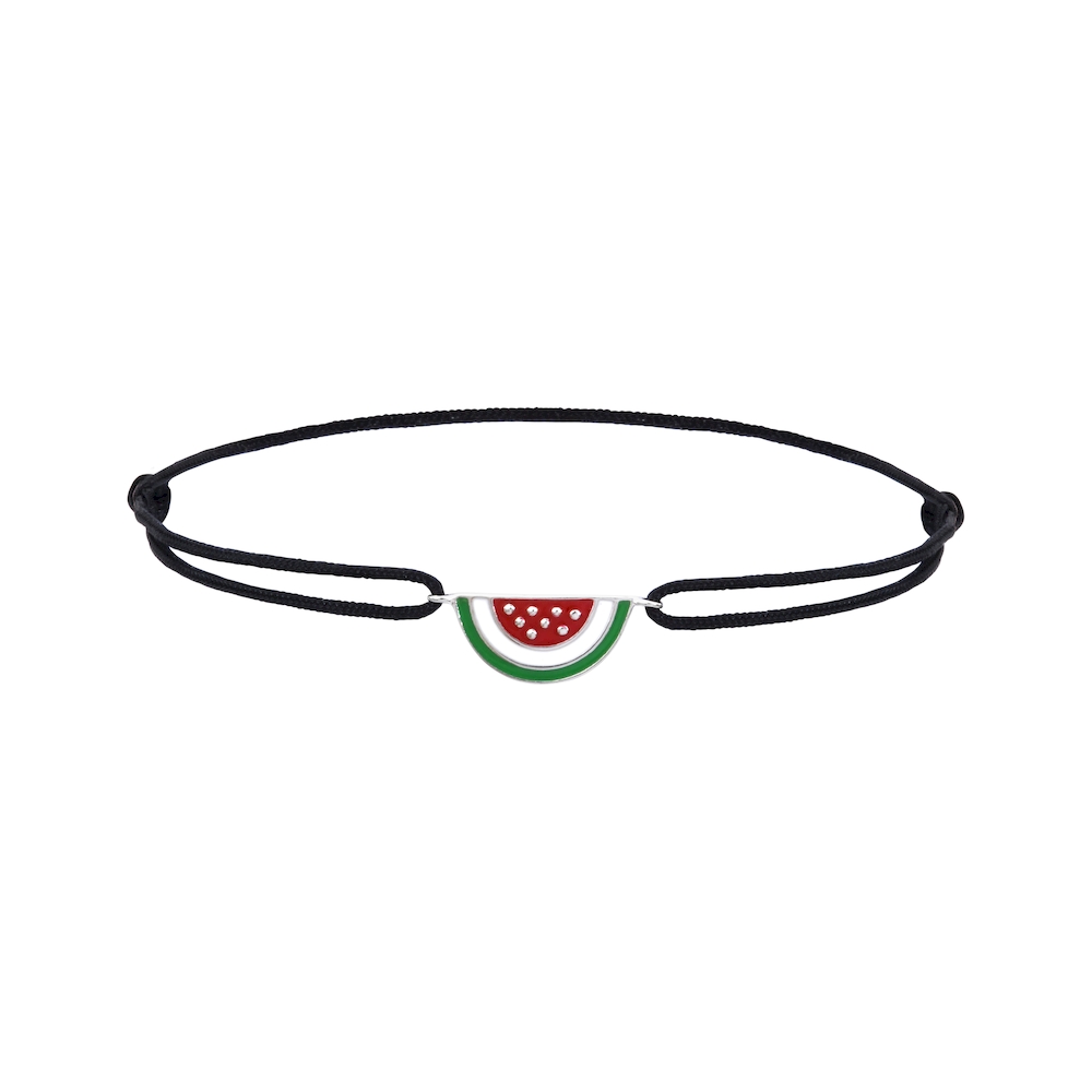 Bracelet cordon PASTÈQUE