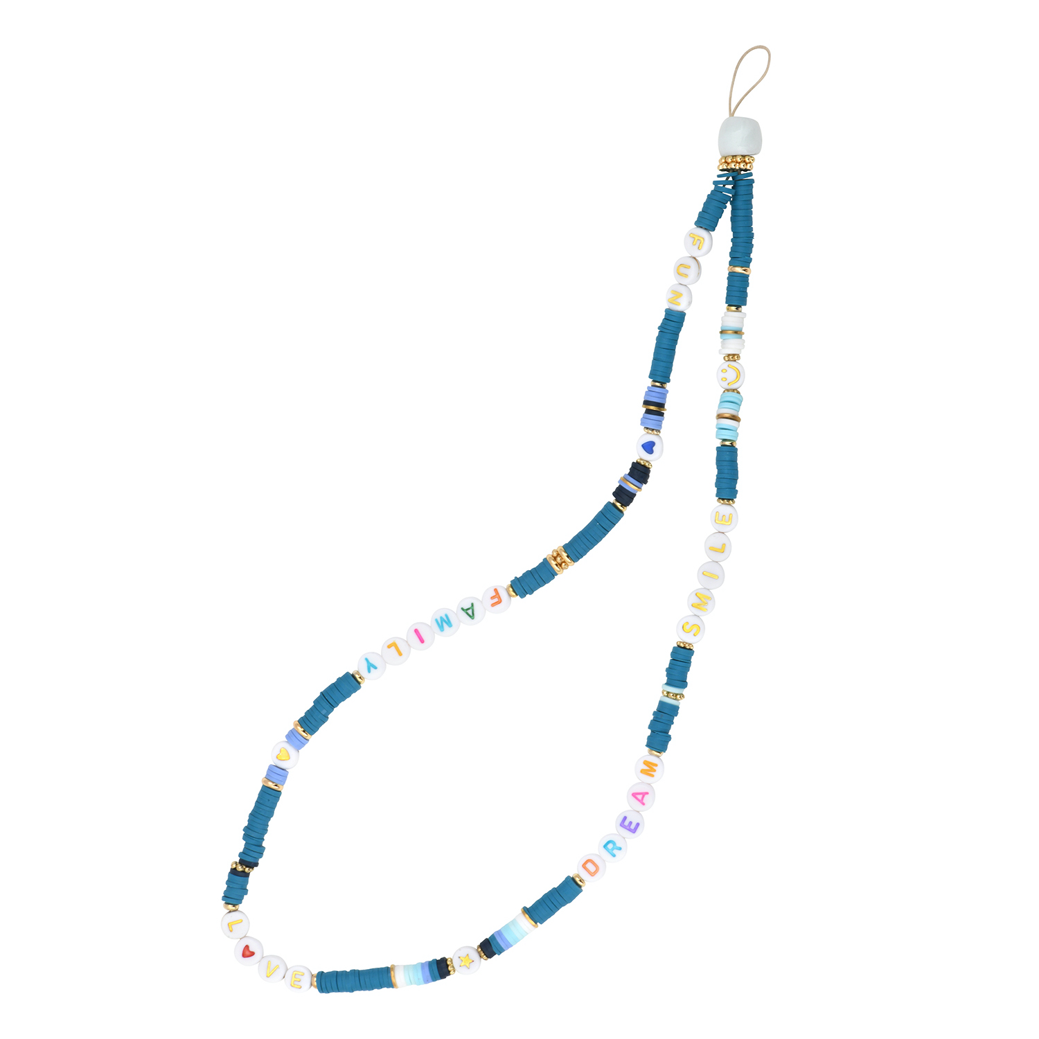 GRIGRI de téléphone Pépites à personnaliser - bleu