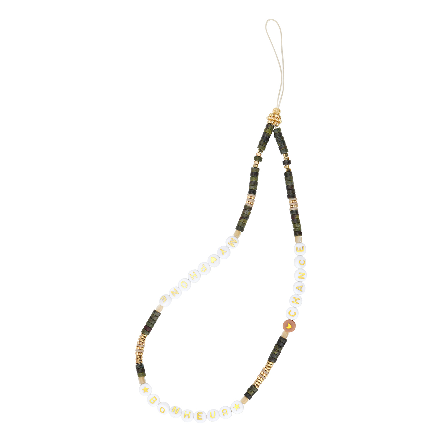 PHONE CHARM Lumineux to personnalize - beige 