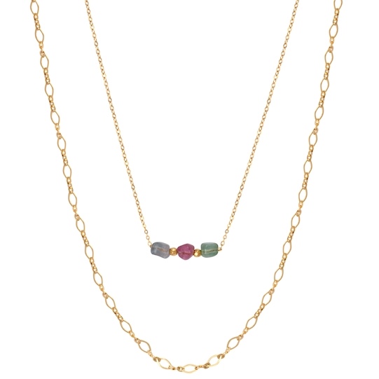 CLEMENCE double necklace